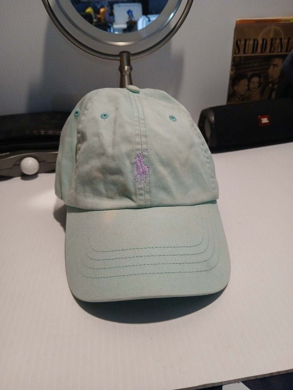 Polo Ralph Lauren Baseball Cap Light Blue Cotton Pony Logo